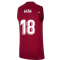 2021-2022 Barcelona Sleeveless Top (Red) (JORDI ALBA 18)