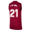 2021-2022 Barcelona Sleeveless Top (Red) (F.DE JONG 21)