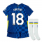 2021-2022 Chelsea Little Boys Home Mini Kit (GIROUD 18)