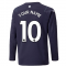 2021-2022 Man City Long Sleeve 3rd Shirt (Kids) (Your Name)