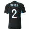 2021-2022 Marseille Training Shirt (Black) (SALIBA 2)