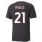 2022-2023 AC Milan Casuals Tee (Black) (PIRLO 21)