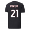 2022-2023 AC Milan FtblCore Tee (Black) (PIRLO 21)