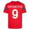 2022-2023 AC Milan Training Jersey (Red) (VAN BASTEN 9)