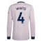 2022-2023 Arsenal Long Sleeve Third Shirt (WHITE 4)