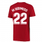 2022-2023 Atletico Madrid Crest Tee (Red) (M HERMOSO 22)