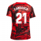 2022-2023 Atletico Madrid Pre-Match Training Shirt (Red) (CARRASCO 21)