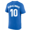 2022-2023 Barcelona Swoosh Club Tee (Blue) (RONALDINHO 10)