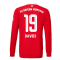 2022-2023 Bayern Munich Long Sleeve Home Shirt (Kids) (DAVIES 19)