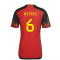 2022-2023 Belgium Authentic Home Shirt (WITSEL 6)