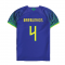 2022-2023 Brazil Away Little Boys Mini Kit (Marquinhos 4)