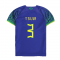 2022-2023 Brazil Away Little Boys Mini Kit (T Silva 3)
