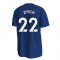 2022-2023 Chelsea Crest Tee (Blue) (ZIYECH 22)