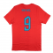 2022-2023 England World Cup Crest Tee (Red) - Kids (Kane 9)