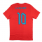 2022-2023 England World Cup Crest Tee (Red) - Kids (Lineker 10)