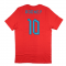 2022-2023 England World Cup Crest Tee (Red) (Rooney 10)