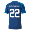 2022-2023 Iceland Pre Match Jersey (Blue) (GUDJOHNSEN 22)