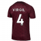 2022-2023 Liverpool Pre-Match Training Shirt (Red) (VIRGIL 4)