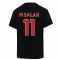 2022-2023 Liverpool Swoosh Tee (Black) (M SALAH 11)