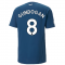 2022-2023 Man City Casuals Tee (Blue) (GUNDOGAN 8)