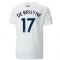 2022-2023 Man City Casuals Tee (White) - Kids (DE BRUYNE 17)