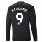 2022-2023 Man City Long Sleeve Away Shirt (HAALAND 9)