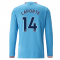 2022-2023 Man City Long Sleeve Home Shirt (LAPORTE 14)