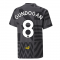 2022-2023 Man City Pre-Match Jersey (Black) - Kids (GUNDOGAN 8)