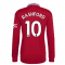 2022-2023 Man Utd Long Sleeve Home Shirt (RASHFORD 10)