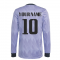 2022-2023 Real Madrid Long Sleeve Away Shirt (Your Name)