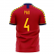 Spain 2024-2025 Home Concept Football Kit (Libero) (PAU 4)