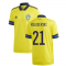 2020-2021 Sweden Home Adidas Football Shirt (KULUSEVSKI 21)