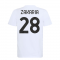 2021-2022 Juventus Training T-Shirt (White) (ZAKARIA 28)