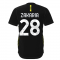 2021-2022 Juventus Travel Tee (Black) (ZAKARIA 28)