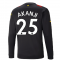 2022-2023 Man City Long Sleeve Away Shirt (BERNARDO 20)