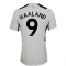 2021-2022 Man City PRO Training Jersey (White) (HAALAND 9)