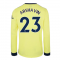 Arsenal 2021-2022 Long Sleeve Away Shirt (ARSHAVIN 23)