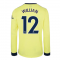 Arsenal 2021-2022 Long Sleeve Away Shirt (WILLIAN 12)