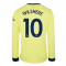 Arsenal 2021-2022 Long Sleeve Away Shirt (WILSHERE 10)