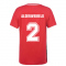 Belgium 2021 Polyester T-Shirt (Red) (ALDERWEIRELD 2)