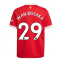 Man Utd 2021-2022 Home Shirt (Kids) (WAN BISSAKA 29)