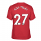 Man Utd 2021-2022 STR Graphic Tee (Red) (ALEX TELLES 27)