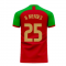 Portugal 2020-2021 Home Concept Football Kit (Fans Culture) (N.MENDES 25)