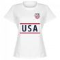 USA Heath 17 Team Womens T-Shirt - White