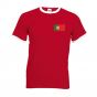 Cristiano Ronaldo Portugal Ringer Tee (red)