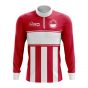 Singapore Concept Football Half Zip Midlayer Top (Red-White)