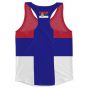 Serbia Flag Running Vest