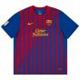 Barcelona 2011-12 Home Shirt (Very Good) M (Your Name)