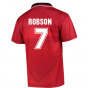 1996 Manchester United Home Football Shirt (ROBSON 7)