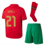 2020-2021 Portugal Home Nike Mini Kit (DIOGO J. 21)